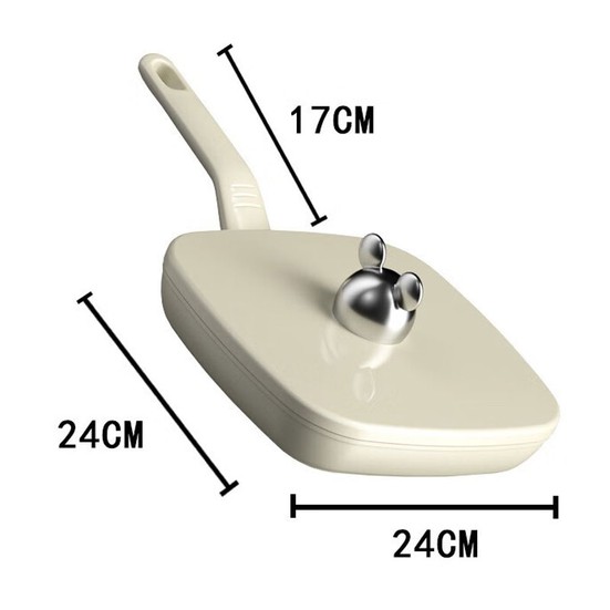 Square aluminum frying pan 5 Square aluminum frying pan 5