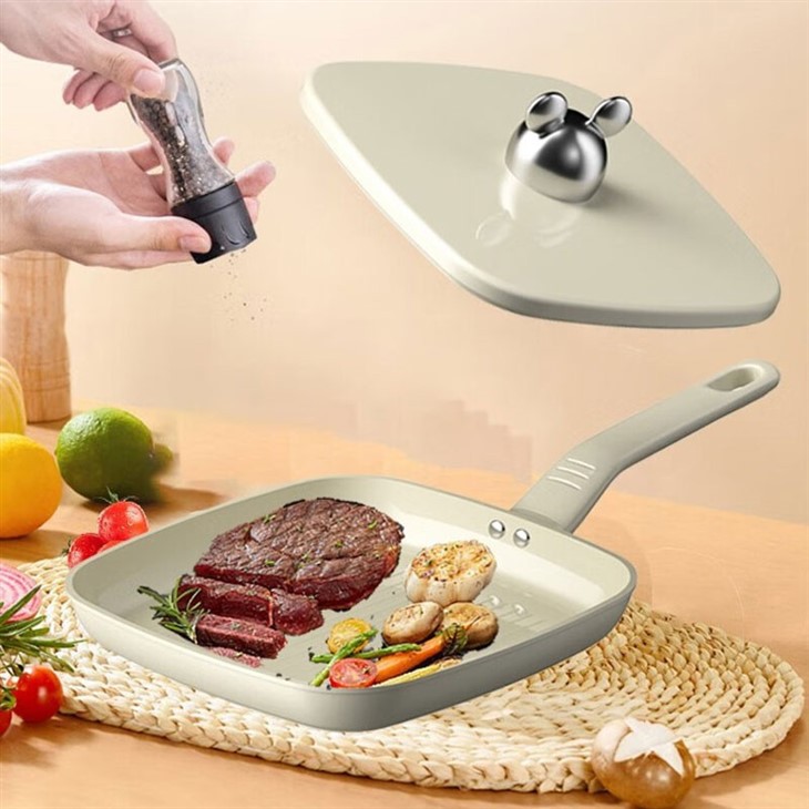 Square Aluminum Frying Pan